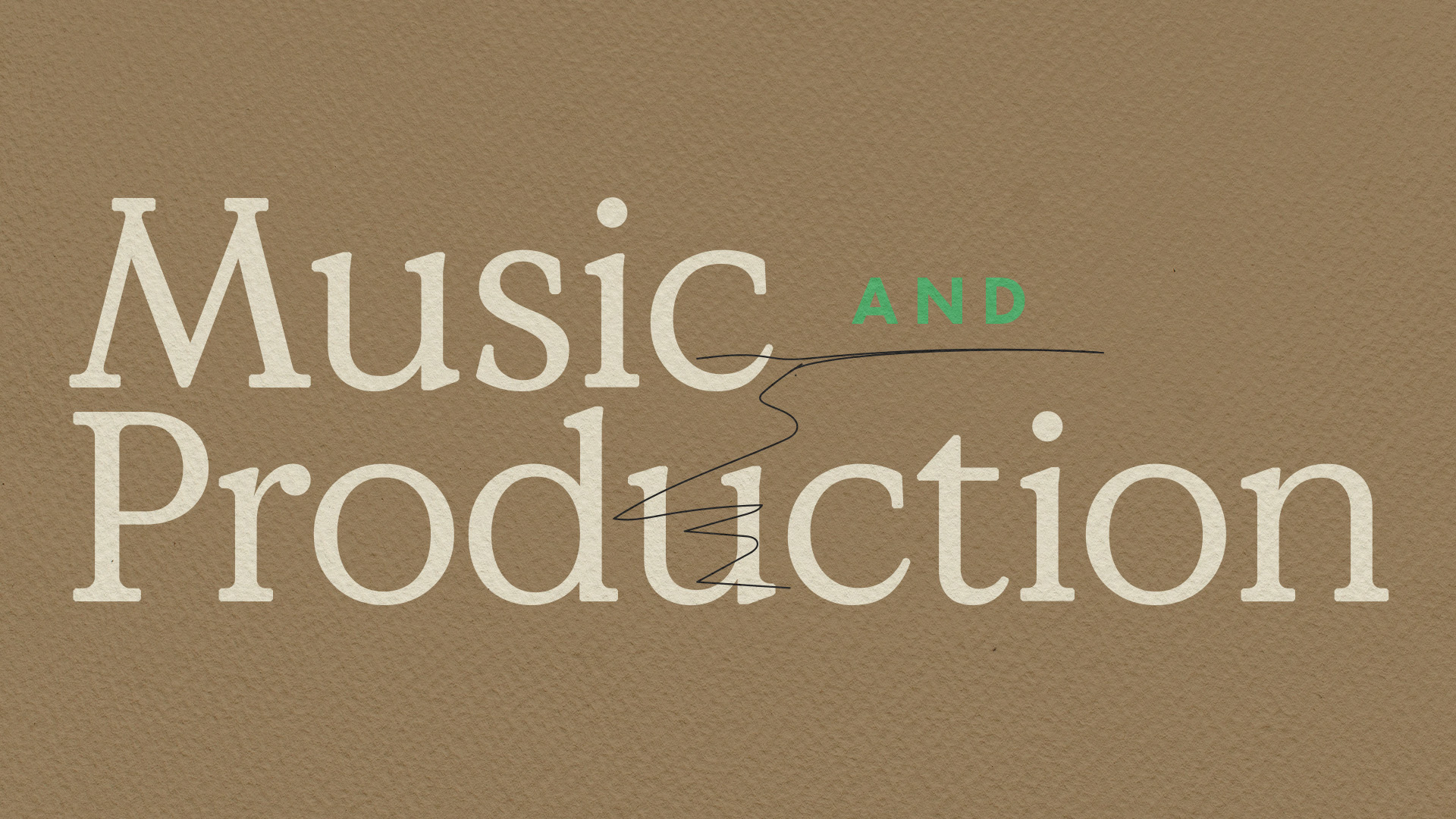 Image for Music and Production